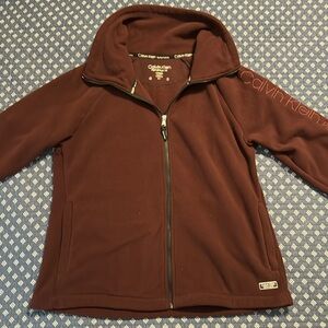 Calvin Klein Performance dry fleece full zip womens size XL